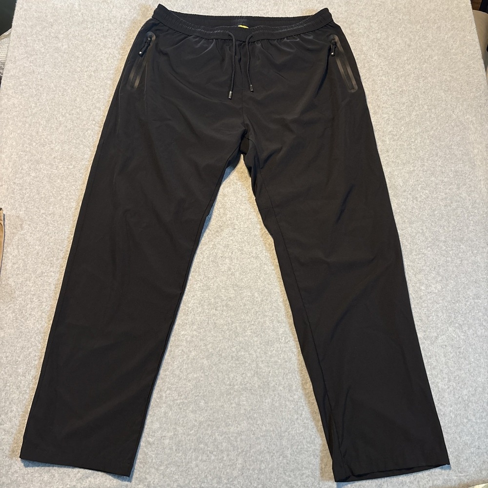 Trr Outdoor Sports lightweight hiking or travel pants Men's 2XL Black Zip Pocket